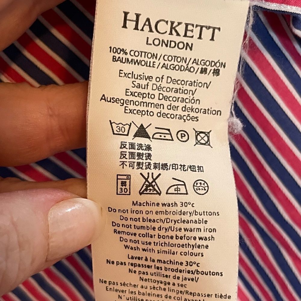 Striped Hackett slim Fit shirt - Picture 4 of 5
